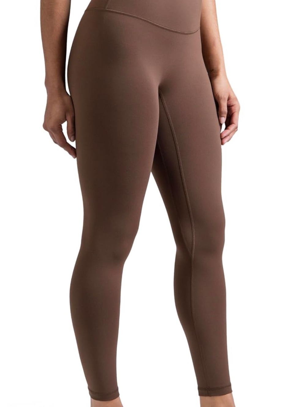 High-Rise Brown Sculpting Leggings